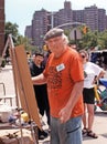 Morris Katz Paintings in Manhattan`s Lower East Side in 1996