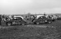 Morris Minor cars, England