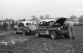 Morris Minor cars, England