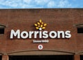 Morrisons Supermarket Sign Logo Royalty Free Stock Photo