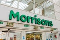 Morrisons supermarket store sign, 10 Hertslet Road, Islington, London UK.