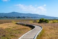 Morro Bay Beach & Boardwalk Royalty Free Stock Photo