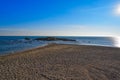 Morro de Gos beach in El Perello Tarragona Royalty Free Stock Photo