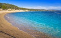 Morro de Gos beach in El Perello Tarragona Royalty Free Stock Photo