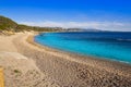 Morro de Gos beach in El Perello Tarragona Royalty Free Stock Photo