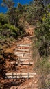 Morro do Bonet steep trail Royalty Free Stock Photo