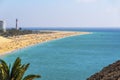 Morro Jable beach, Fuerteventura island, Canary Islands, Spain Royalty Free Stock Photo