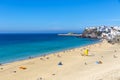 Morro Jable beach, Fuerteventura island, Canary Islands, Spain Royalty Free Stock Photo