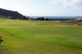 Morro Jable golf course in the south of Fuerteventura Royalty Free Stock Photo