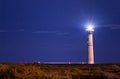 Morro Jable lighthouse at night Royalty Free Stock Photo