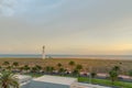 Morro Jable Matorral lighthouse Jandia in Pajara of Fuerteventura at Canary Islands