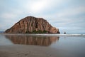 Morro Rock in the early morning at Morro Bay State Park on the Central California Coast USA Royalty Free Stock Photo