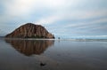 Morro Rock in the early morning at Morro Bay State Park on the Central California Coast USA Royalty Free Stock Photo