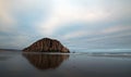 Morro Rock in the early morning at Morro Bay State Park on the Central California Coast USA Royalty Free Stock Photo