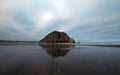 Morro Rock in the early morning at Morro Bay State Park on the Central California Coast USA Royalty Free Stock Photo