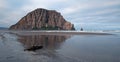 Morro Rock in the early morning at Morro Bay State Park on the Central California Coast USA Royalty Free Stock Photo