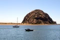 Morro Rock and Morro Bay, Big Sur, California, USA