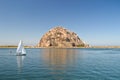 Morro Rock and sailing boat