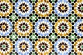 Morrocan traditional mosaic background