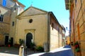 MORROVALLE, ITALY - CIRCA JULY 2020: Church in Morrovalle