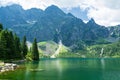 Morskie Oko Lake in High Tatra mountains, Poland