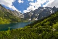 Morskie oko lake,Tatra mountains, Zakopane, Poland Royalty Free Stock Photo