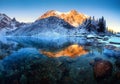 Morskie oko mountain lake in Tatras, Poland