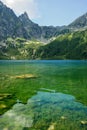 Morskie Oko in polish Tatra mountains Royalty Free Stock Photo