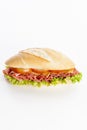 Mortadela sandwich Royalty Free Stock Photo