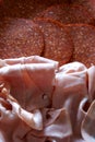 Mortadella and Salami Royalty Free Stock Photo