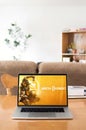 Mortal Kombat 11 on the MacBook screen-117211033 Royalty Free Stock Photo