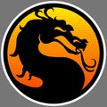 Mortal Kombat Vector Logo Royalty Free Stock Photo