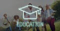 Mortar Board Education Success Icon Concept Royalty Free Stock Photo