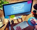 Mortar Board Education Success Icon Concept Royalty Free Stock Photo