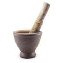 Mortar & Pestle Isolated with white background