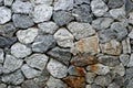 Mortar tile background texture