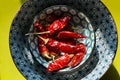 Mortara 09/15/2020: red chili peppers Royalty Free Stock Photo