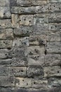 Mortarless Stone Block Wall