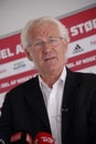 MORTEN OLSEN_DANISH ANTIONAL FOOTBALL TEAM COACH Royalty Free Stock Photo