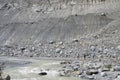 View of Morteratsch Glacier trail Royalty Free Stock Photo