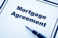 Mortgage Agreement Royalty Free Stock Photo