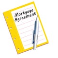 Mortgage agreement Royalty Free Stock Photo