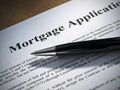 Mortgage application Royalty Free Stock Photo