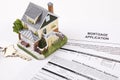 Mortgage application Royalty Free Stock Photo