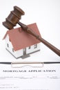 Mortgage application Royalty Free Stock Photo