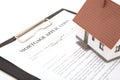 Mortgage application form Royalty Free Stock Photo