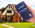 Mortgage calculator Royalty Free Stock Photo