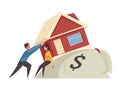 Mortgage Cartoon Icon