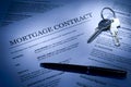 Mortgage contract Royalty Free Stock Photo