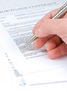 Mortgage Contract Royalty Free Stock Photo